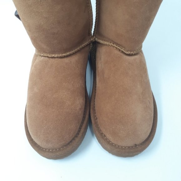 LAMO Youth Chestnut Brown Toggle Boots - Picture 4 of 9